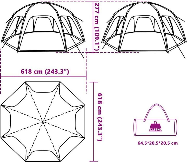 Actual product image vidaXL Randee (618 cm, 618 cm)