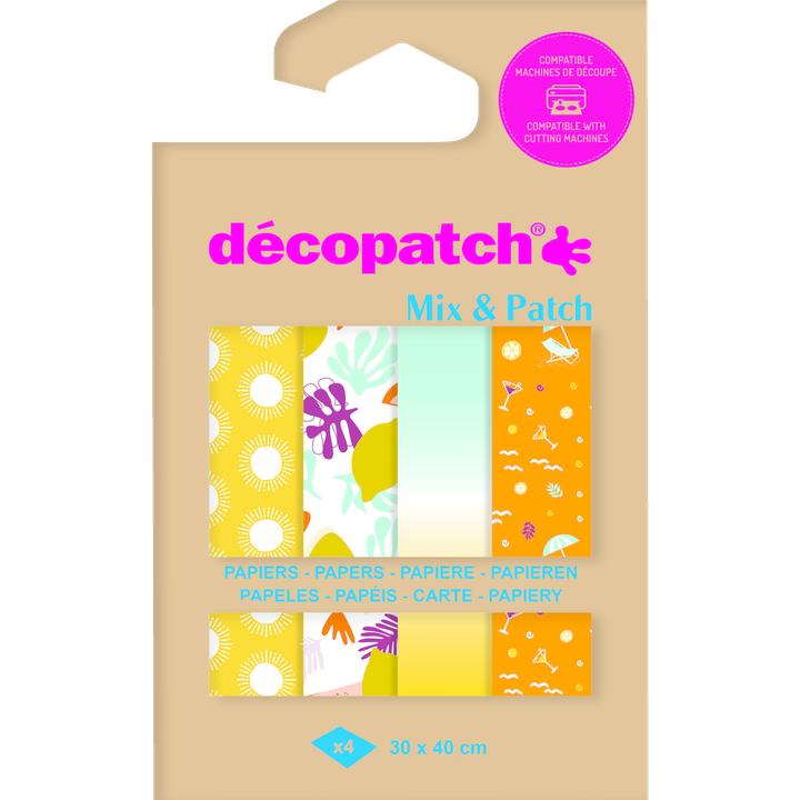 Actual product image Décopatch Handicraft paper DP034C 30 x 40 cm, 4 sheets (35 g/m², 4x)