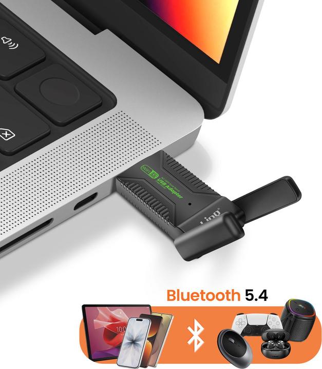 Actual product image LinQ USB WiFi 1300Mbps + BT5.4 (USB 3.0)