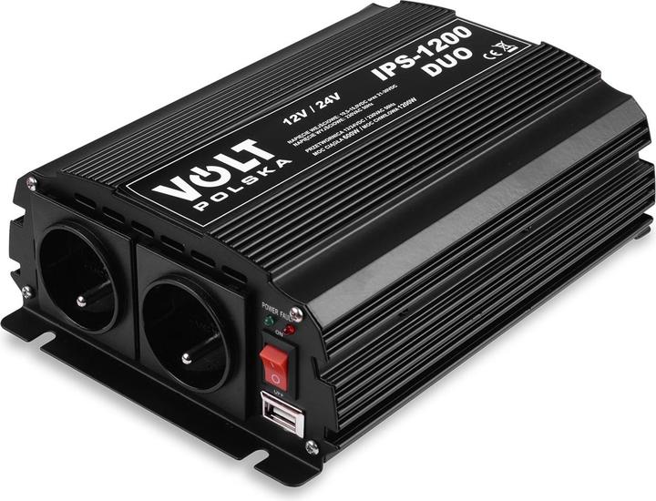 Produktbild No Name KONVERTER VOLT POLSKA IPS-1200 DUO 12V 24V/230V 600X1200W
