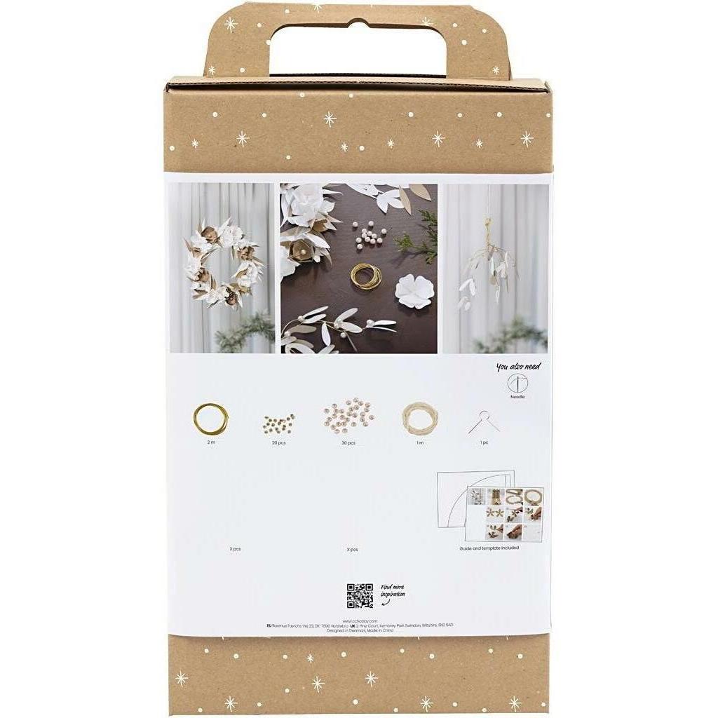 Thumbnail - Creativ Company Craft Kit - Paper Crafting, white, light natural, 1 pack (977700)