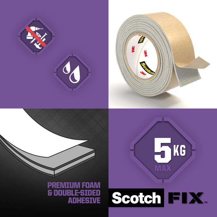 Image du produit Scotch Ruban de fixation pour Scotch-Fix Mirror (19 mm)