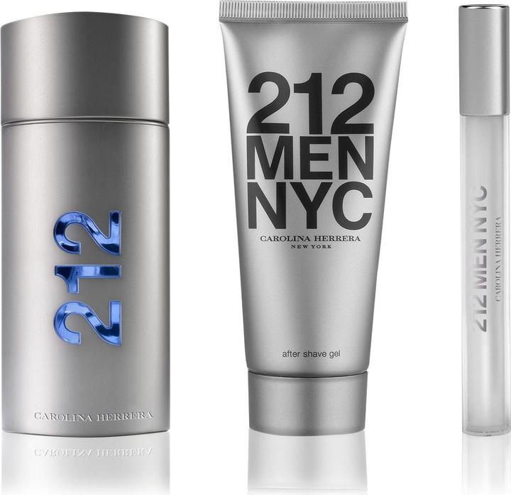 Image du produit Carolina Herrera C. HERRERA 212 MEN EDT. 100ML. + ASG 100ML. SP. + MINI 10ML. 3PCS. SET (Coffret de parfum)
