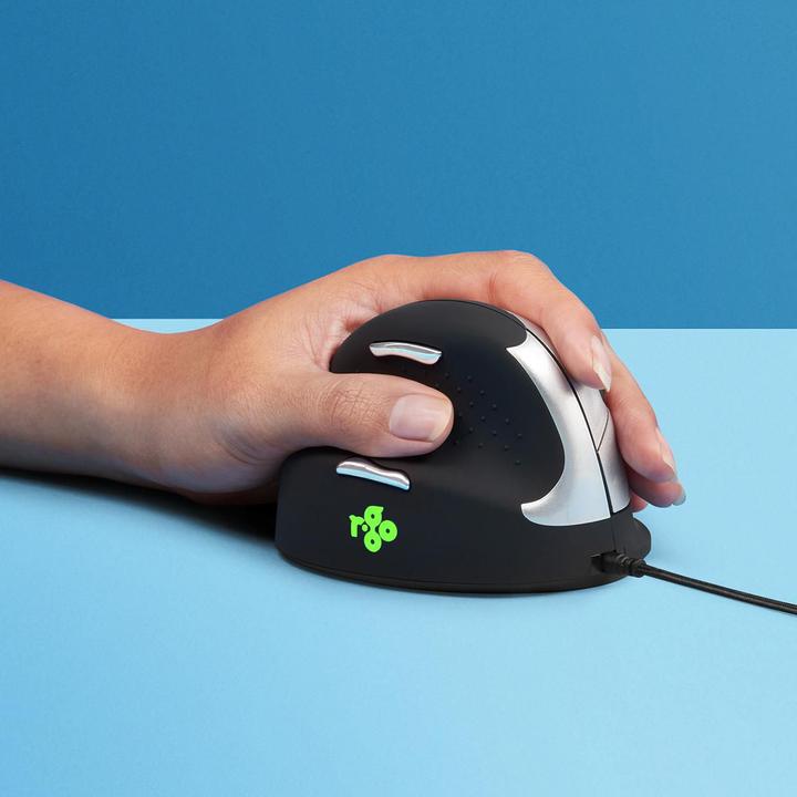 Image du produit R-Go Tools Souris ergonomique HE Break Medium pour gauchers (Filaire)