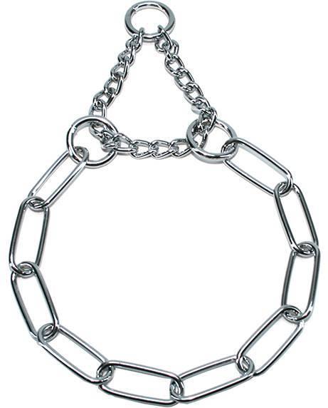 Image du produit Sprenger Collier-chaîne avec arrêt, mailles longues 4 mm, 61 cm 4 mm, chromé (Chien, Général)