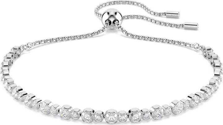Immagine prodotto Swarovski Matrix Tennis Armband Gemischte Rundschliffe Weiss (24 cm, Metallo Swarovski)