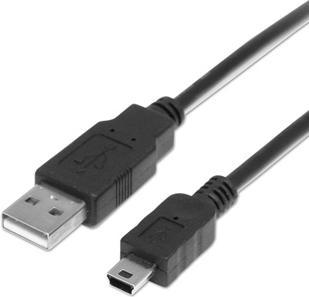 Produktbild Logo USB-Kabel USB-A - miniUSB 2 m Grau (17065) (2 m, USB 2.0)