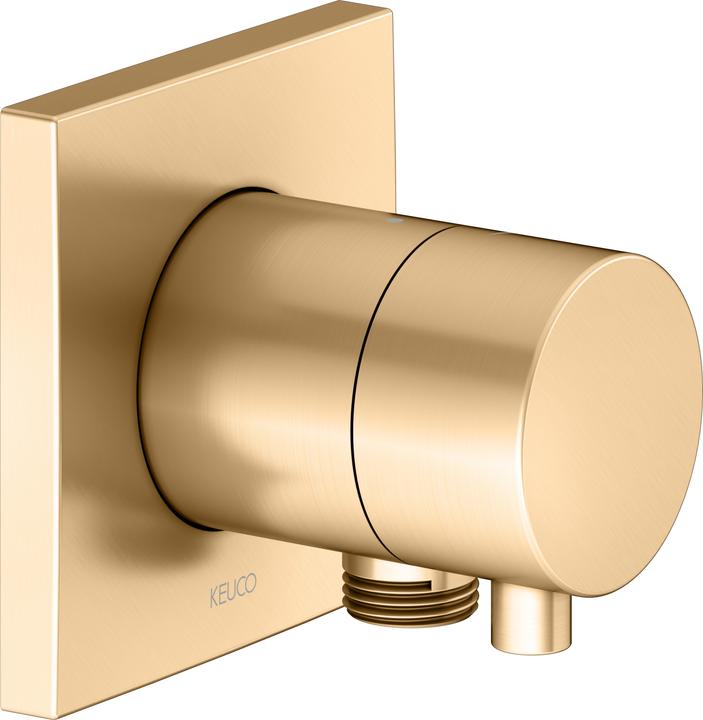Keuco IXMO flush-mounted shut-off valve for 1 consumer with hose connection with comfort handle, squ