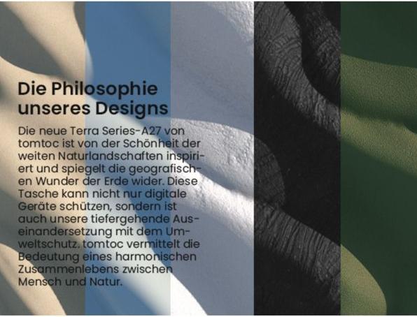 Immagine prodotto tomtoc Custodia per laptop Terra-A27 16" (blu) (16", Apple)