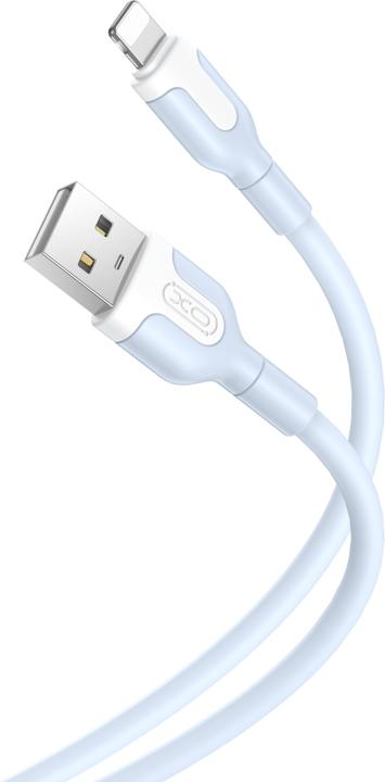 Actual product image xO cable NB212 USB - Lightning 1,0 m 2,1A blue (1 m, 10.50 W)