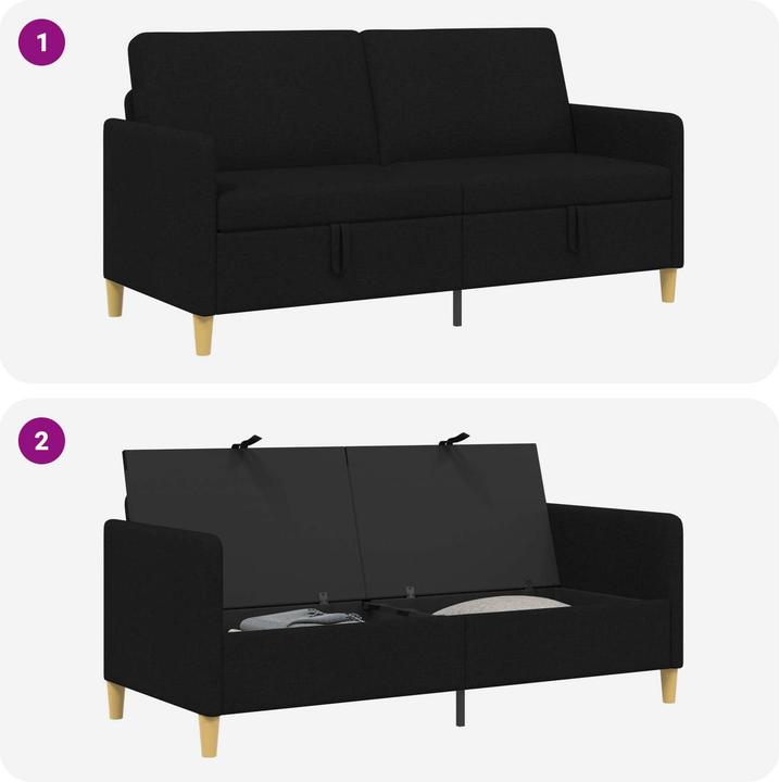 Produktbild vidaXL Modernes Sofa (3-Sitzer)
