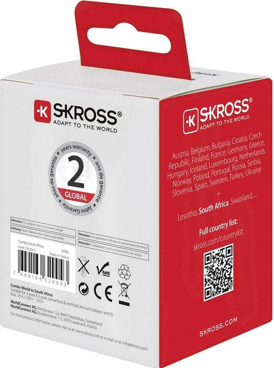 Produktbild Skross Combo World to South Africa