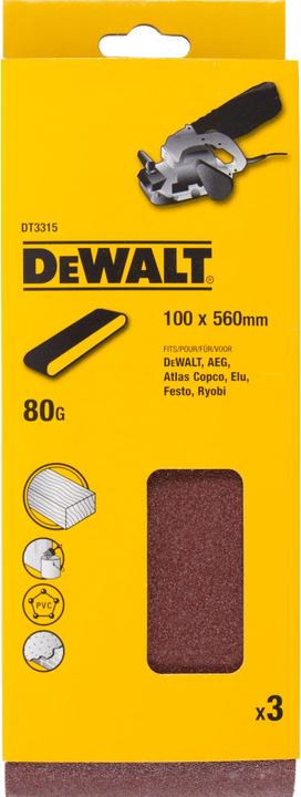 Image du produit DeWalt Bande abrasive (80)