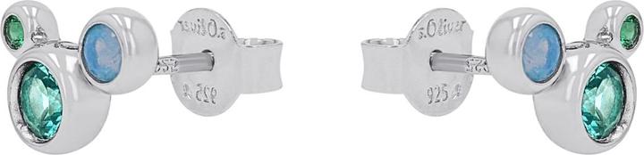 Image du produit S.Oliver Ohrschmuck für Damen, 925 Sterling Silber, Zirkonia synth. (Argent 925)