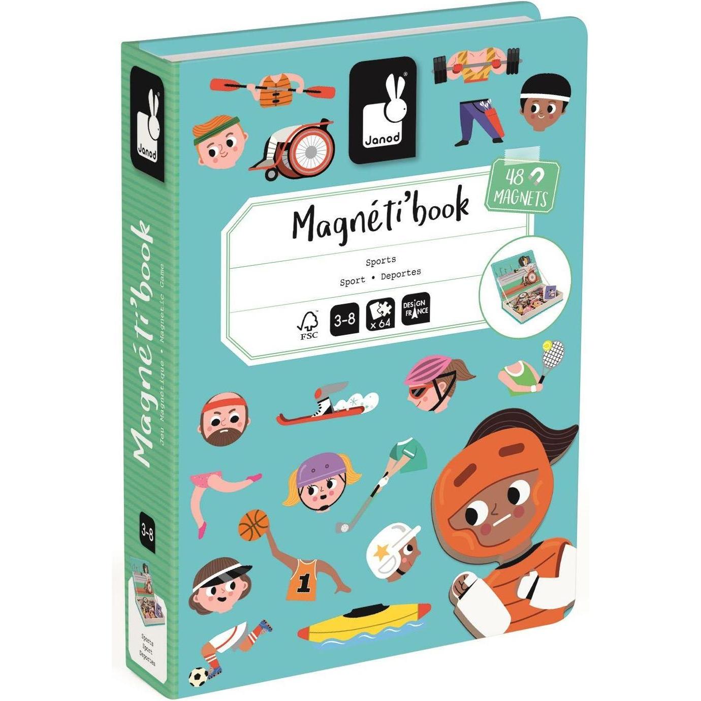Sophie la girafe Magnetbuch Sports
