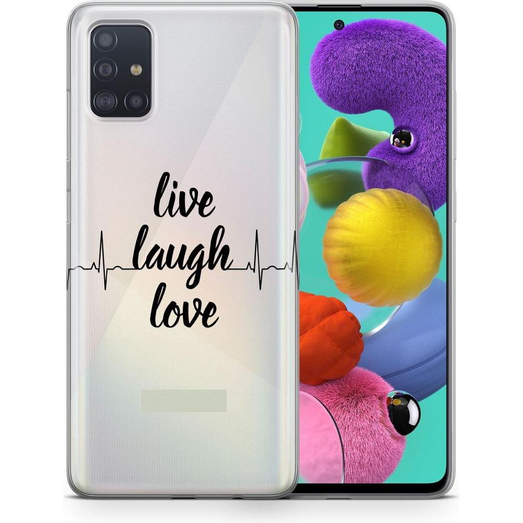 König Design Hülle Handy Schutz für Samsung Galaxy A71 Case Cover Tasche Bumper Etuis TPU Neu (Samsung Galaxy A71), Smar...