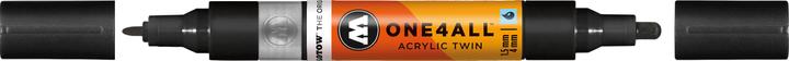 Produktbild Molotow Acrylic Twin signalschwarz (Signalschwarz, 4 mm, 1 x)