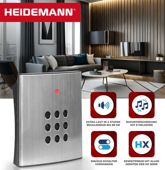 Produktbild Heidemann Funkgong Set HX Style (Kabellos)