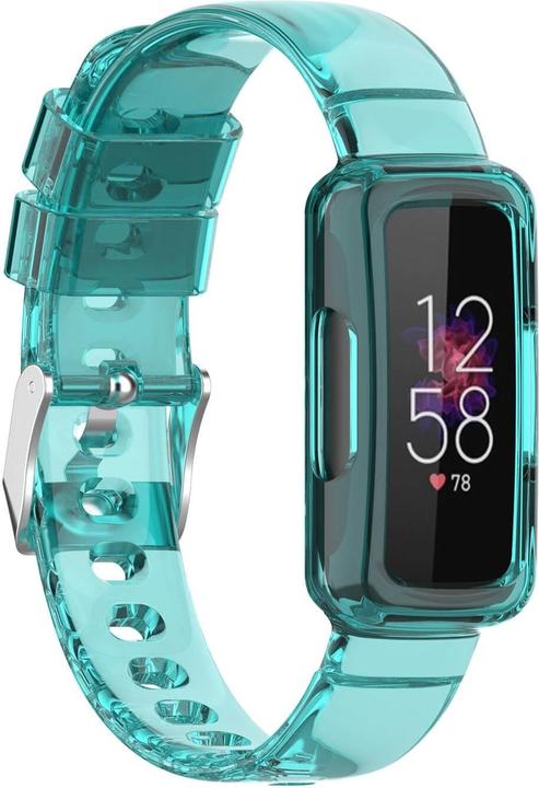 Cover-Discount Fitbit Inspire 3 - Sport polsband met schermbeschermer blauw (Silicone)