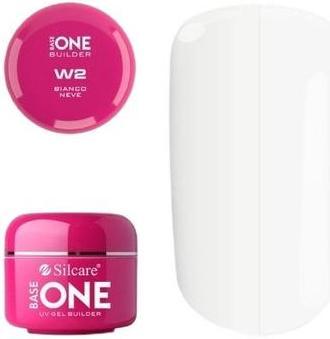 Actual product image Silcare Gel Base One Bianco Neve W2 Nail Builder Gel 15G