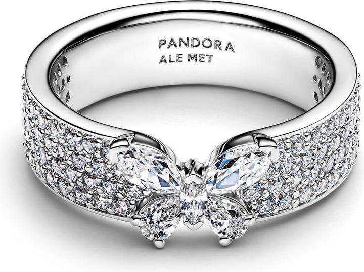 Produktbild Pandora Funkelnder Schmetterling Markanter Ring (48, 925 Silber)
