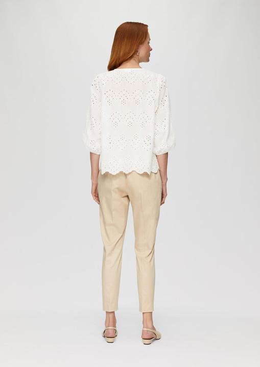 Immagine prodotto s.Oliver Bluse Semitransparente Bluse aus Broderie Anglaise (46)