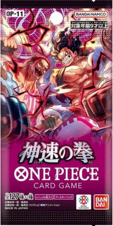 Productafbeelding One Piece A Fist of Divine Speed Booster Box OP-11 - Card Game - JP (Japanse, Booster display)