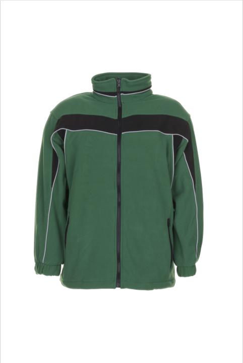 Actual product image Planam Plaline work jacket fleece jacket green black size XL (XL)