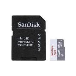 Thumbnail - SanDisk Ultra (64 GB, microSDXC, U1, UHS-I), Speicherkarte, Grau, Rot