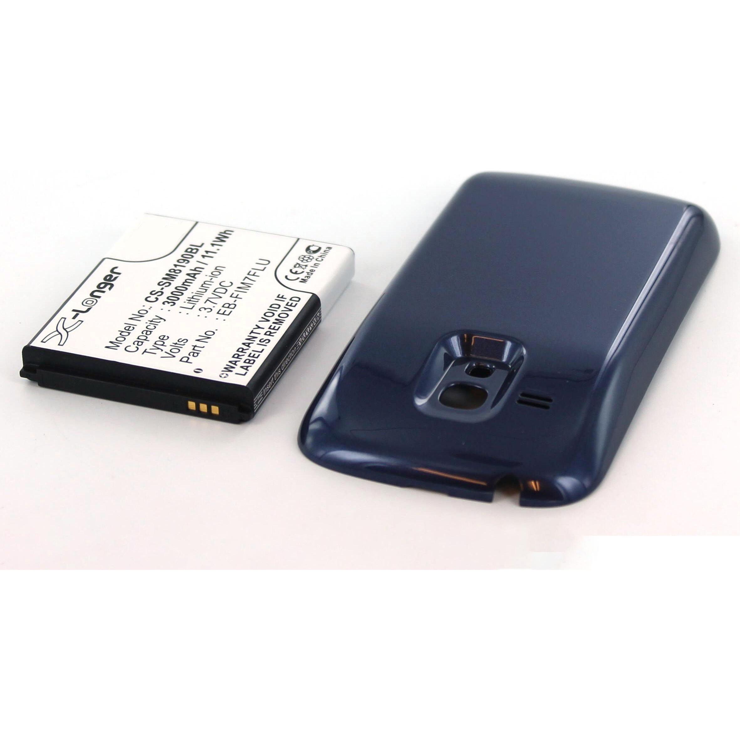 AGI 13041 Lithium-Ion 3000mAh 3.7V Wiederaufladbare Batterie (Akku, Galaxy S3 Mini), Mobilgerät Ersatzteile, Blau