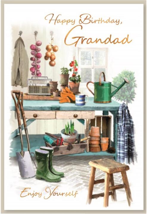 Actual product image Simon Elvin Grandad Birthday Greetings Card (Pack of 6) (6 pcs.)