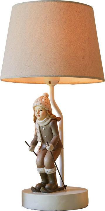 Produktbild Loberon Tischlampe Avirae creme/braun (E27)