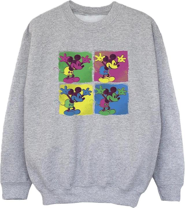 Actual product image Disney Boys Mickey Mouse Pop Art Sweatshirt (116)