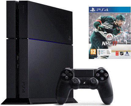 Sony Playstation 4 500GB + NHL 17, C-Chassis