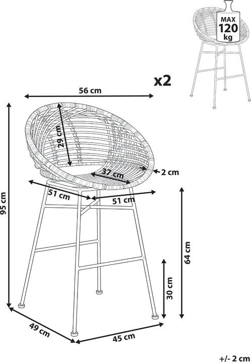 Actual product image Beliani Windom