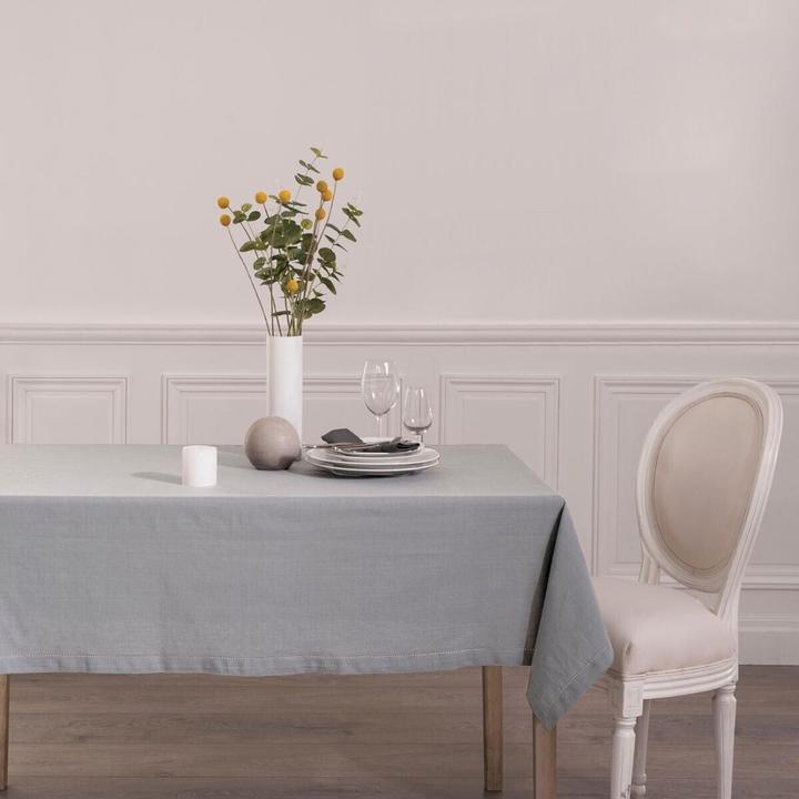 Actual product image Atmosphera TABLECLOTH CHAMBRAY 140X240CM 146340B (140 x 240 cm)