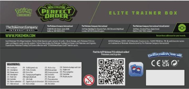 Produktbild Pokémon P-EN ME03 'Perfect Order' Elite Trainer Box (Englisch, Box Set & Collection)
