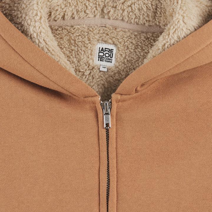 Produktbild La Redoute Collections Sweatshirt mit Reissverschluss und Kapuze (152)