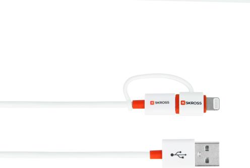Produktbild Skross 2 in 1 Charge & Sync Kabel (1 m, USB 2.0)