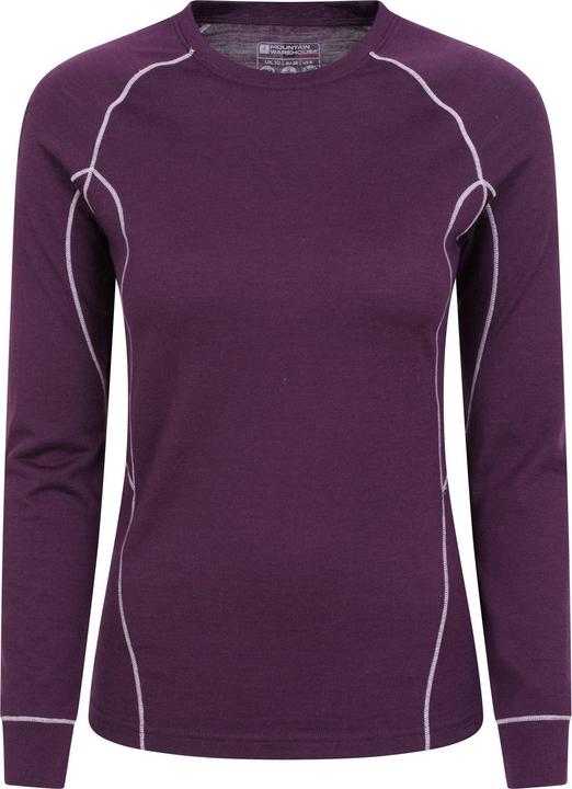 Actual product image Mountain Warehouse Womens/Ladies Asgard Merino Wool Long-Sleeved Thermal Top (44)