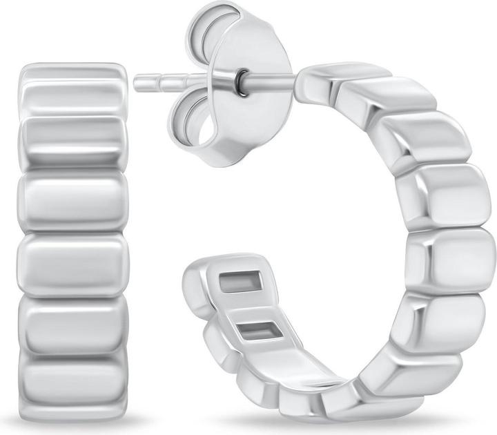 Produktbild Brilio Silver - Timeless hoop earrings EA876W
