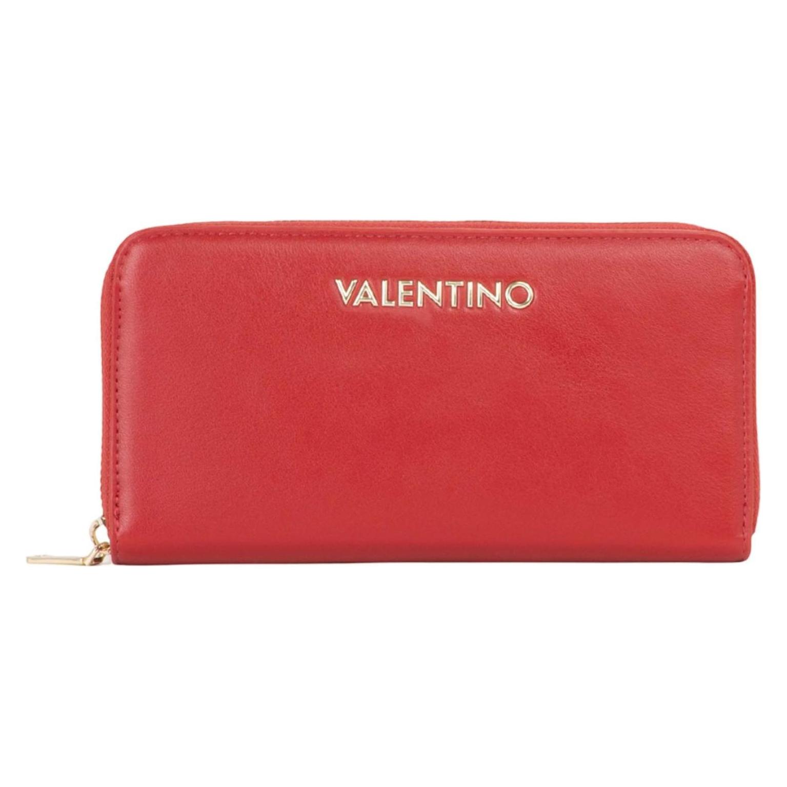Valentino, Damen, Portemonnaie, Clio Re Zip Around Wallet, Rot