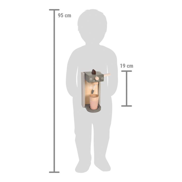 Immagine prodotto small foot Kaffeemaschinen-Set grau „tasty“