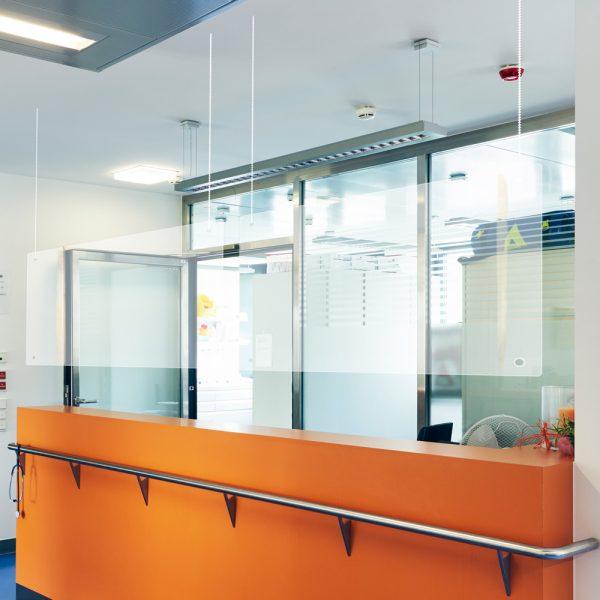 Actual product image Franken Partition wall with ceiling hanger (80 cm, 65 cm)