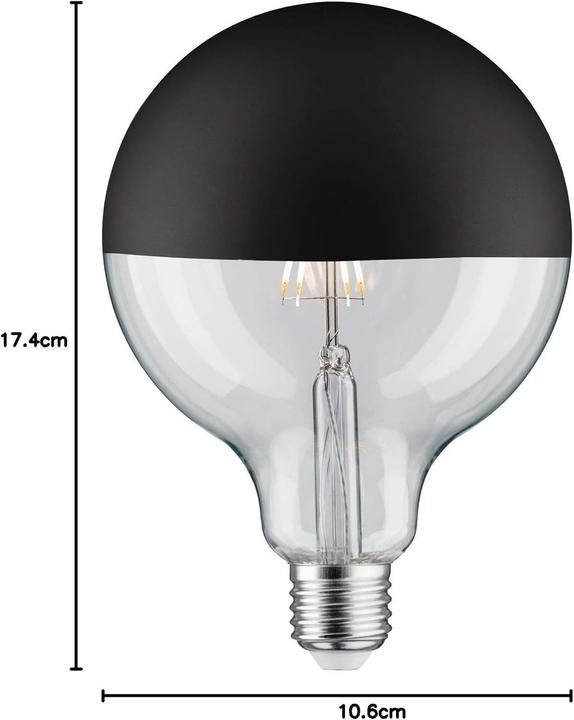 Actual product image Paulmann Globe with head mirror (E27, 600 lm, 1x)