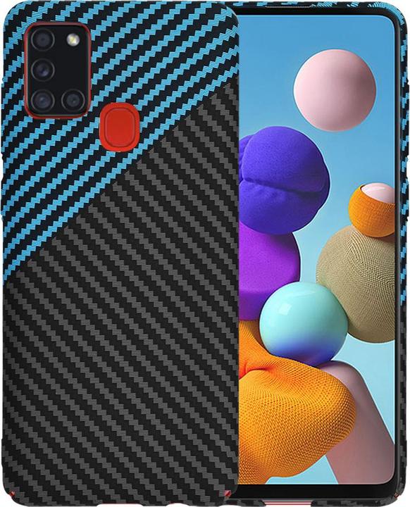 Image du produit Techsuit - Carbonite FiberShell - Samsung Galaxy A21s - Blue Pulse (Samsung Galaxy A21s)