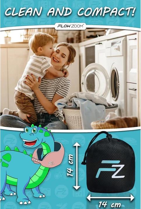 Immagine prodotto Flowzoom Einstellbares Kinderreisekissen (Cuscino per testa e collo)
