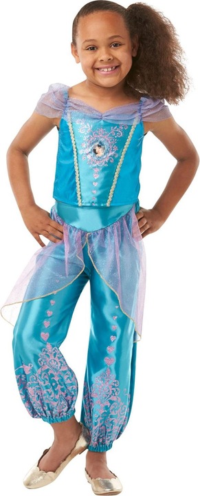 Produktbild Rubies Disney Prinzessin Jasmin Glitzer Kinderkostüm (116)