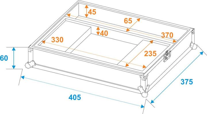 Image du produit Roadinger Flightcase TRM-402 (Boîtier 19)