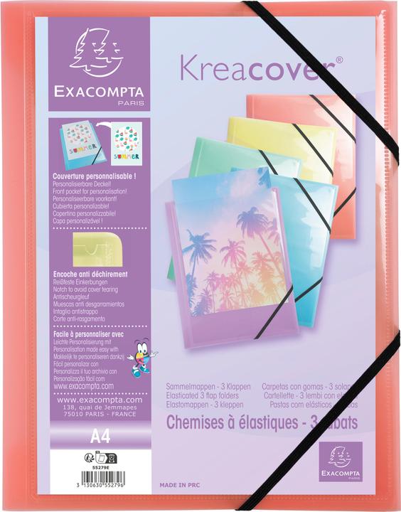 Produktbild Exacompta Aquarel - Gummizugmappe (A4, 1 x)